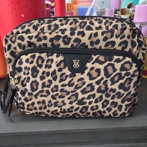 Victoria's Secret Leopard Print Makeup Bag